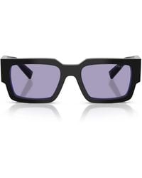 Prada - Zonnebril Prb17 S 16 K01 O Zwart Violet/paars Heren - Lyst