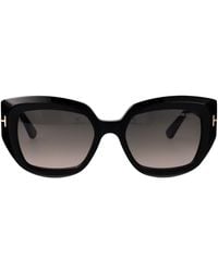 Tom Ford - Cat Eye Sunglasses Ft1192/S 01 B - Lyst