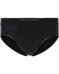 Emporio Armani - Stretch Cotton Brief Set - Lyst