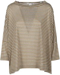 C-ZERO SHIRT - Linen Striped Sweater - Lyst