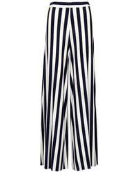 Kaos - Broek Blauw+crème - Lyst