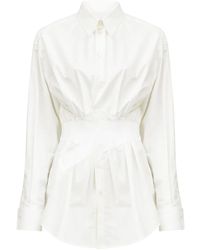 MM6 by Maison Martin Margiela - Baumwollhemd - Lyst