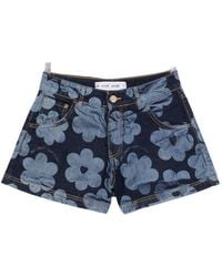 ALESSANDRO ENRIQUEZ - Denim Cotton Shorts - Lyst