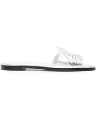 McQueen - Seal Leather Sandals - Lyst