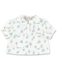 Marni - T-shirts En Polo's Wit - Lyst