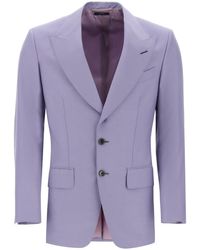 Tom Ford - Atticus Wolle und Seidenmischung Blazer - Lyst