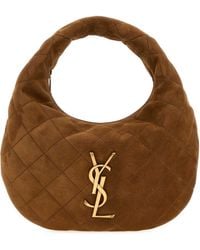 Saint Laurent - Suede Icarino Shoulder Bag - Lyst