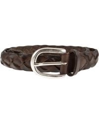 Alberto Luti - Gevlochten Leren Riem - Lyst
