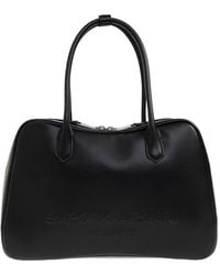 Emporio Armani - Leather Shoulder Bag - Lyst