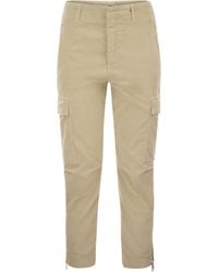 Dondup - Velvet Cargo Pants Eve - Lyst