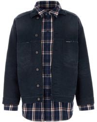 Balenciaga - Dark Denim Jacket - Lyst