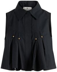 Elisabetta Franchi - Popeline Shirt - Lyst
