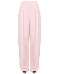 McQueen - Wide Leg Pants - Lyst