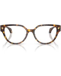 Versace - Brillen Ve3394 D 5514 Braun/Transparent Damen - Lyst