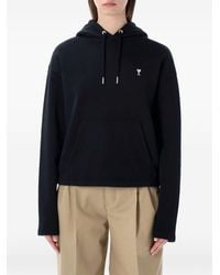 Ami Paris - Sudadera Con Capucha Y Corazón Bordado - Lyst