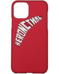 Heron Preston - Porta Iphone Iphone 11 Pro Uomo Pvc Fuxia - Lyst