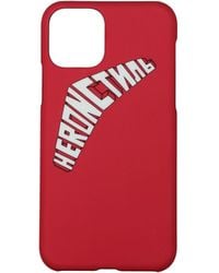 Heron Preston - Porta Iphone Iphone 11 Pro Uomo Pvc Fuxia - Lyst