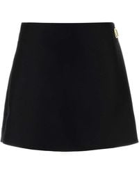 Balenciaga - Wool Blend Pant-Skirt - Lyst