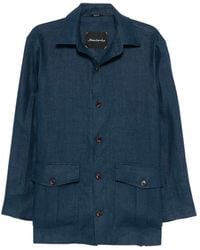 Sartorio Napoli - Linen Blend Field Jacket - Lyst