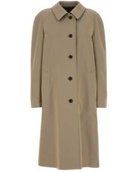 Miu Miu - Gabardine Reversible Trench Coat - Lyst