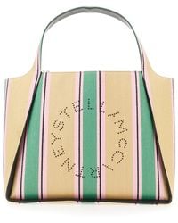 Stella McCartney - Chic Logo Distressed Tote Handbag - Lyst