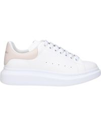 McQueen - Sneakers Oversize Uomo Pelle Bianco/ Chiaro - Lyst
