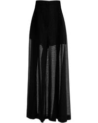 Philosophy Di Lorenzo Serafini - Wool Blend Wide-Leg Pant - Lyst