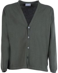 Sette Fili Cashmere - Cardigan M/Lunga Fondo Tubolare Con Spacchi - Lyst
