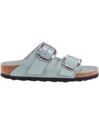 Birkenstock - Arizona Big Buckle Hex Shine Pure Sage,Natural Lea, S - Lyst