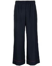 P.A.R.O.S.H. - Straight-Leg Cropped Trousers - Lyst