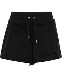 Juicy Couture - Pantalones cortos de terciopelo de alta costura - Lyst