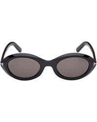 Tom Ford - Zonnebril Ft1186 01 A Carmen Zwart/grijs Dames - Lyst