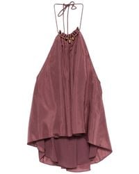 Zimmermann - Aster Silk Top - Lyst