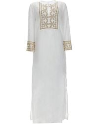 120% Lino - Linen Mini Dress - Lyst