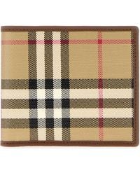 Burberry - Printed Canvas Wallet - Lyst