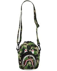 A Bathing Ape - Borsa "Abc Camo Shark" Mini - Lyst