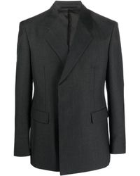 Prada - Zweireihige Jacke aus Wolle - Lyst