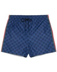 Gucci GG Chenille Shorts in Blue for Men | Lyst Canada