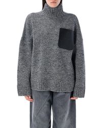 JW Anderson - JW Anderson Pullover grau - Lyst