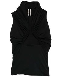 Rick Owens - Gedrapeerde Top - Lyst