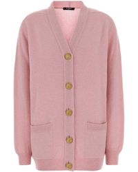 Balmain - Cashmere And Wool Cardigan - Lyst