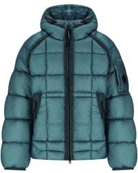 C.P. Company - D.d.-shell Aegean Blue Hooded Down Jacket - Lyst