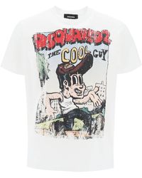 DSquared² - T-shirt With Graphic Print - Lyst