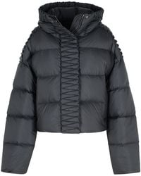 RAXXY - Polyester Hooded Down Jacket - Lyst