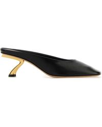 Ferragamo - Leather Mules - Lyst