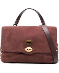 Zanellato - Postina Jones Medium Wildleder Lederhandtasche - Lyst