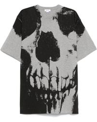 McQueen - 'Skull' T-Shirt - Lyst