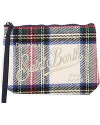 MC2 Saint Barth - Aline Wool Tartan 10 Or Emb - Lyst