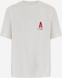 Autry - Cotton T Shirt With Logo Print - Lyst