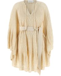 Zimmermann - 'coco Pointelle Lace' Jurk - Lyst
